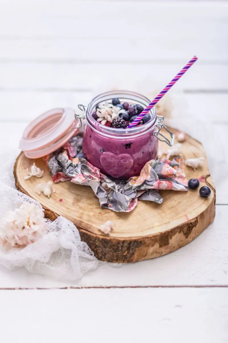 Boruvkove smoothie