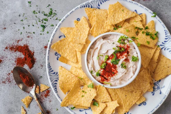 Krém z nivy s tortillovými chipsy, program Pro zdraví